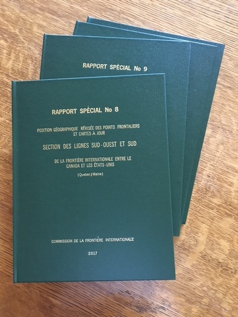 Publication des rapports spéciaux 8 et 9